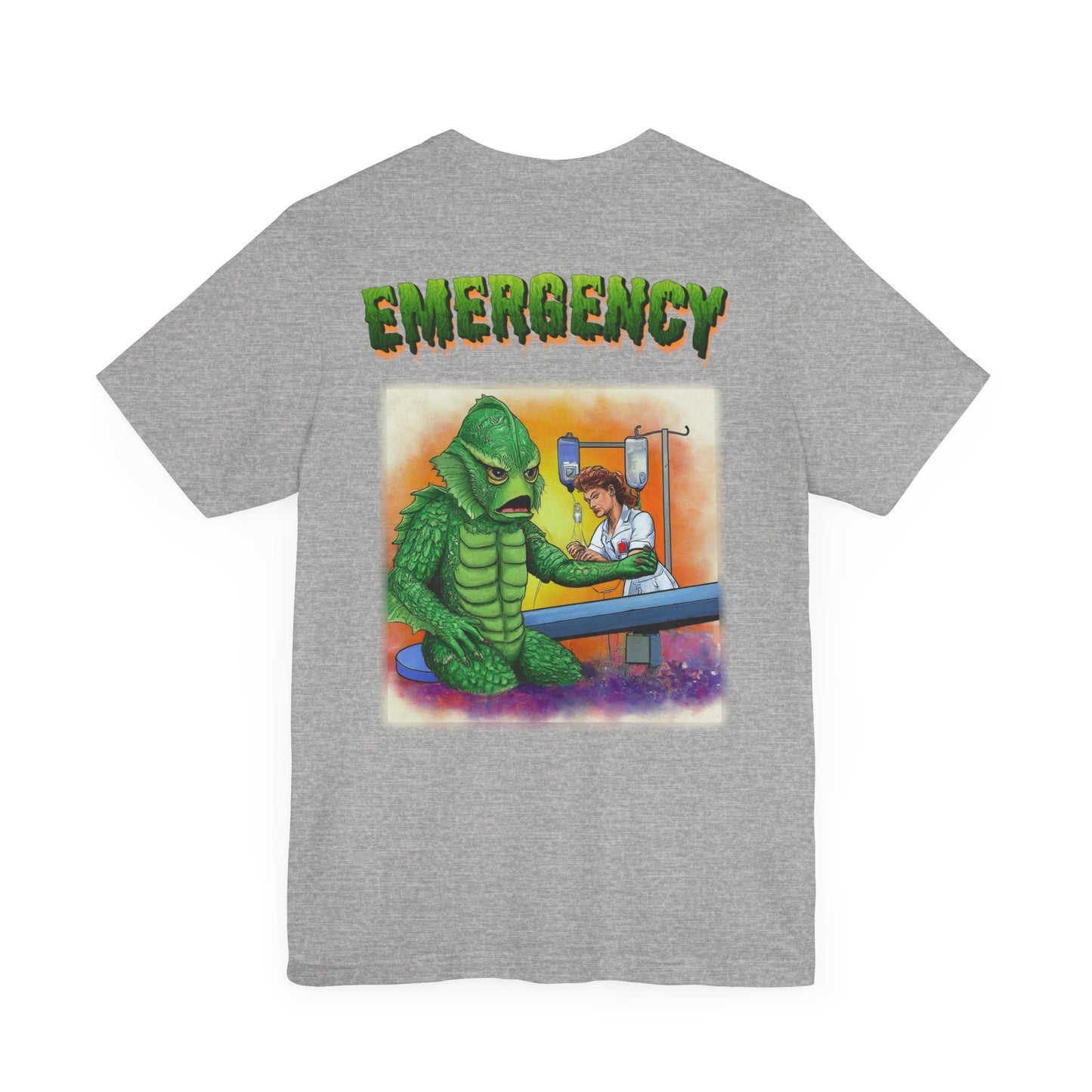 Halloween ER shirt, lagoon creature