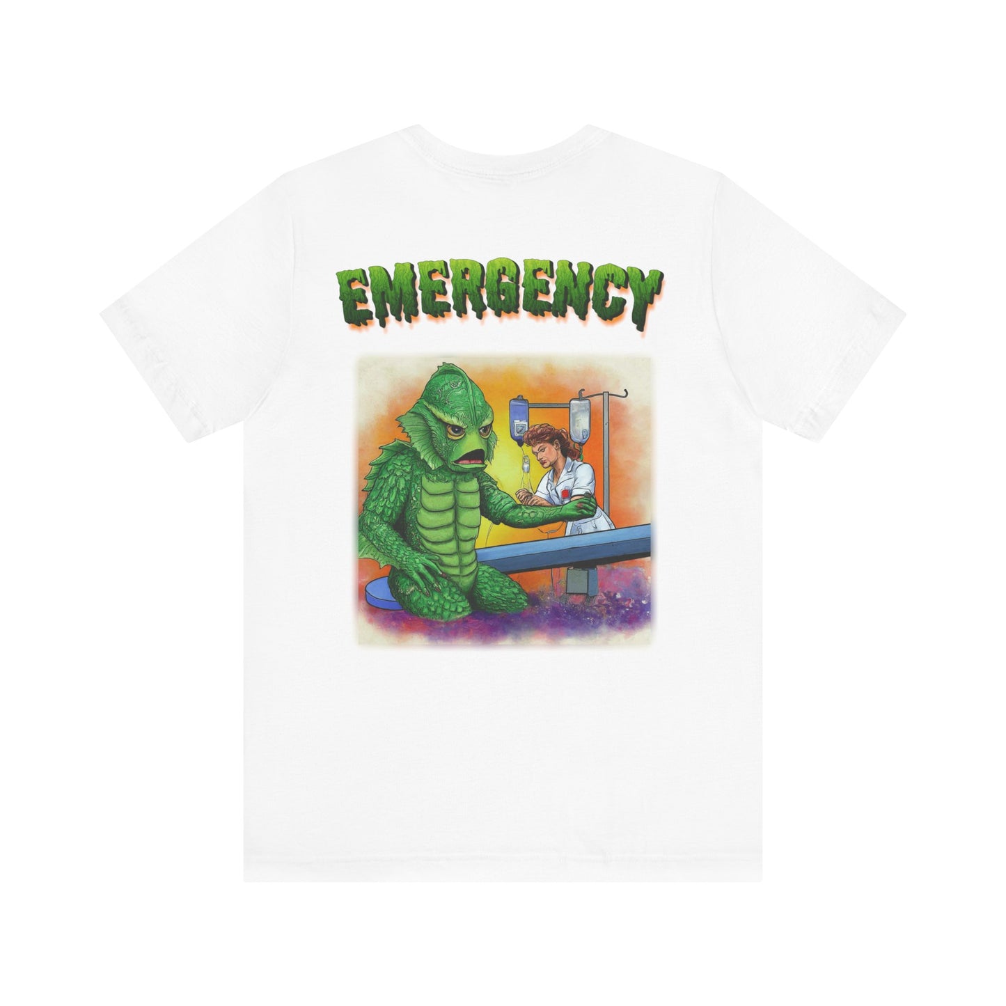 Halloween ER shirt, lagoon creature