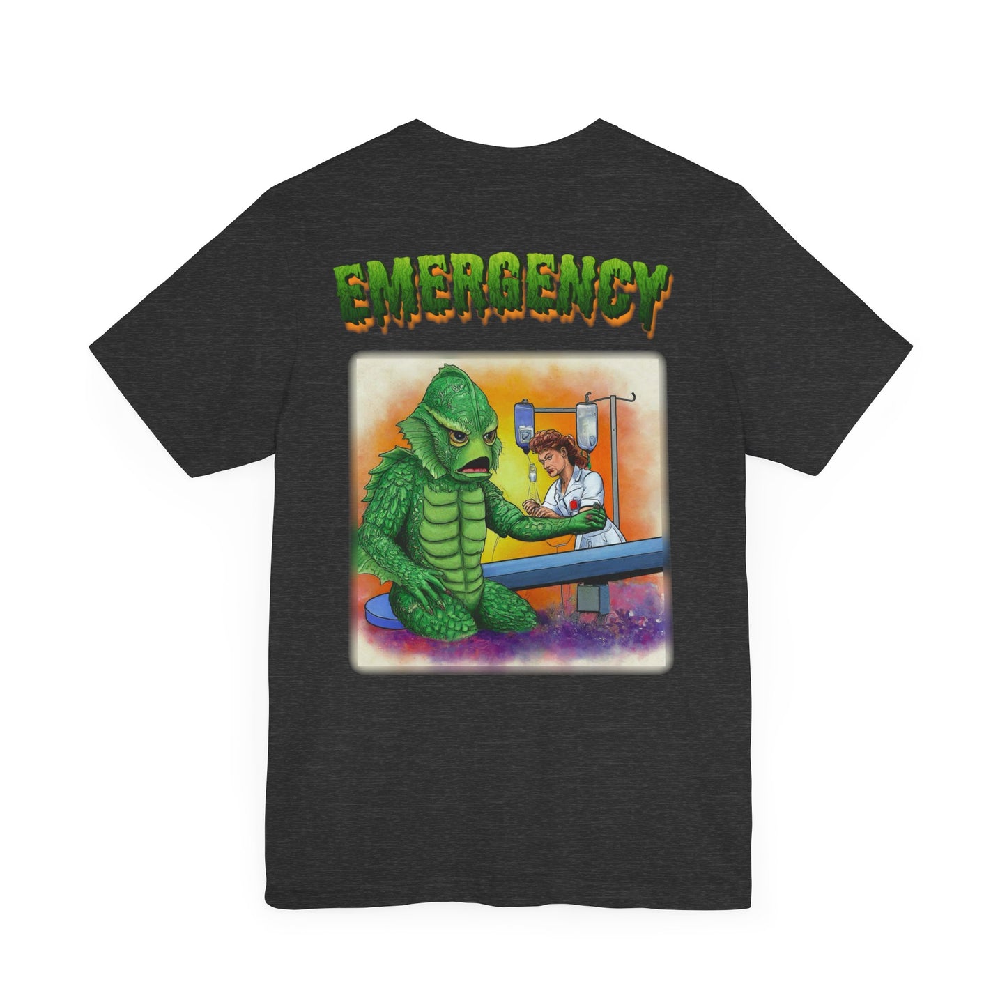 Halloween ER shirt, lagoon creature