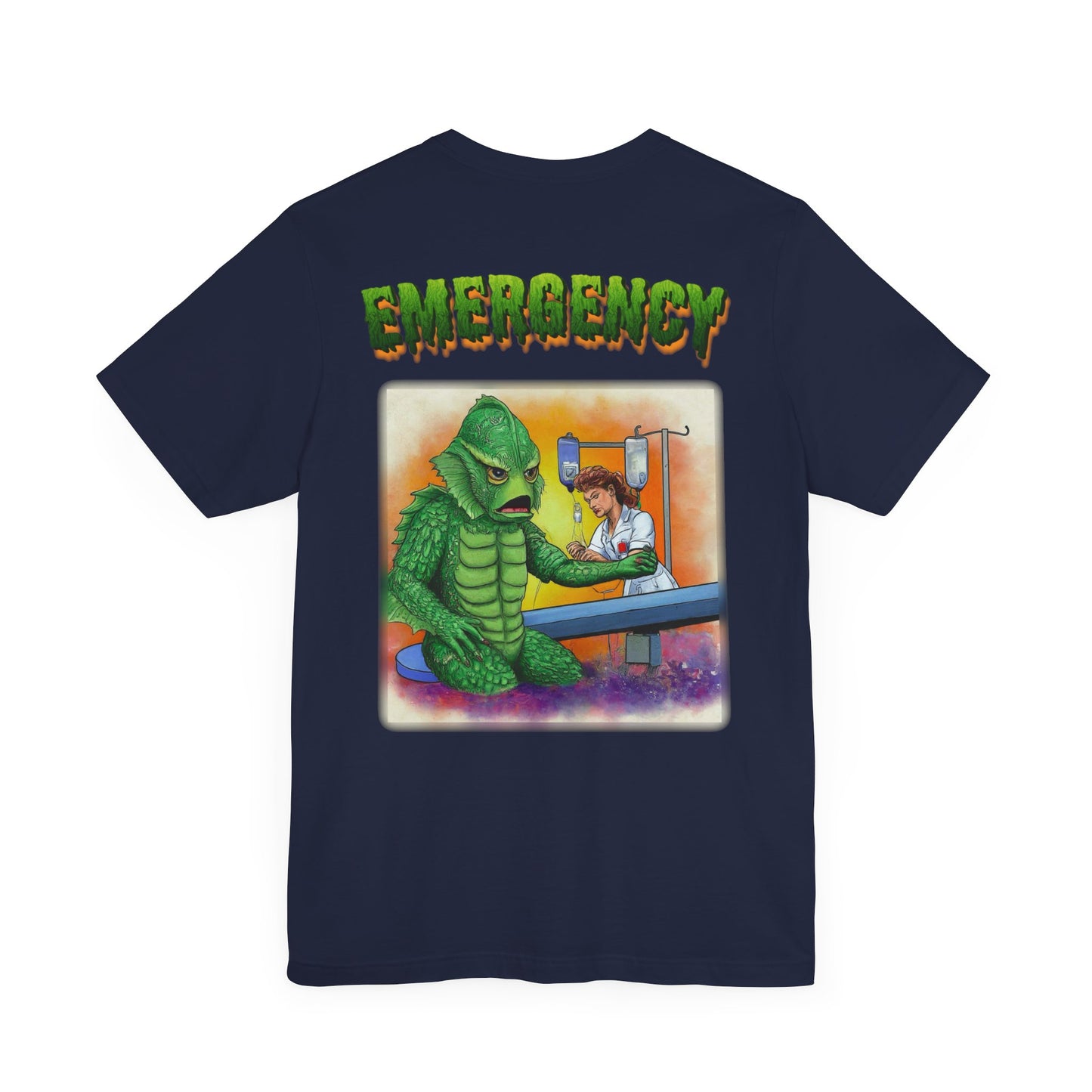 Halloween ER shirt, lagoon creature