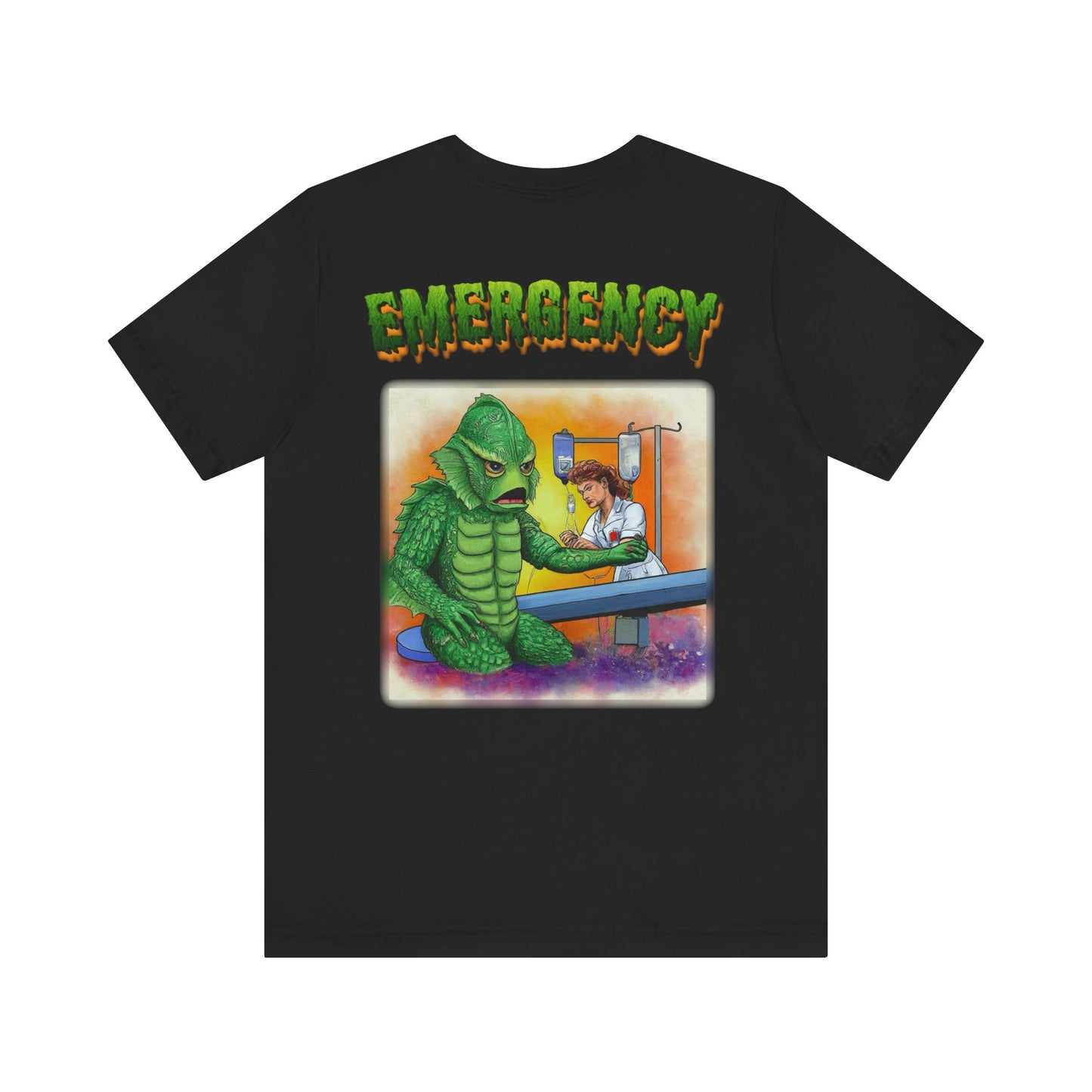 Halloween ER shirt, lagoon creature