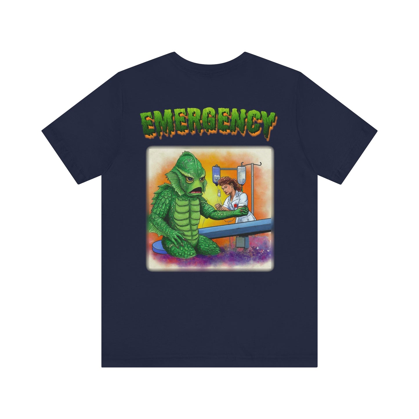 Halloween ER shirt, lagoon creature