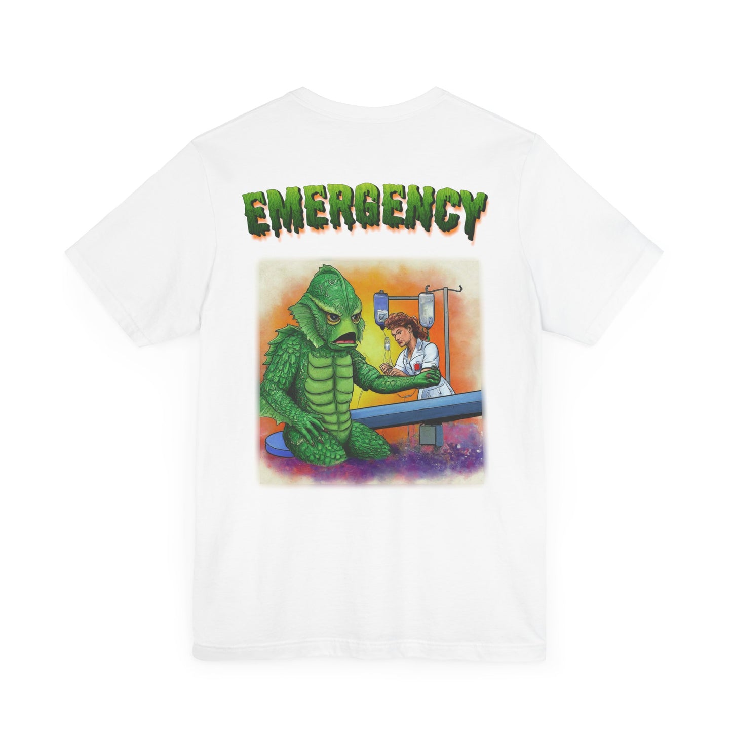 Halloween ER shirt, lagoon creature