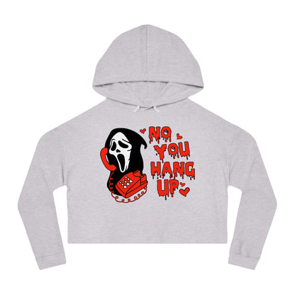 Scream crop hoodie