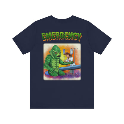 Halloween ER shirt, lagoon creature